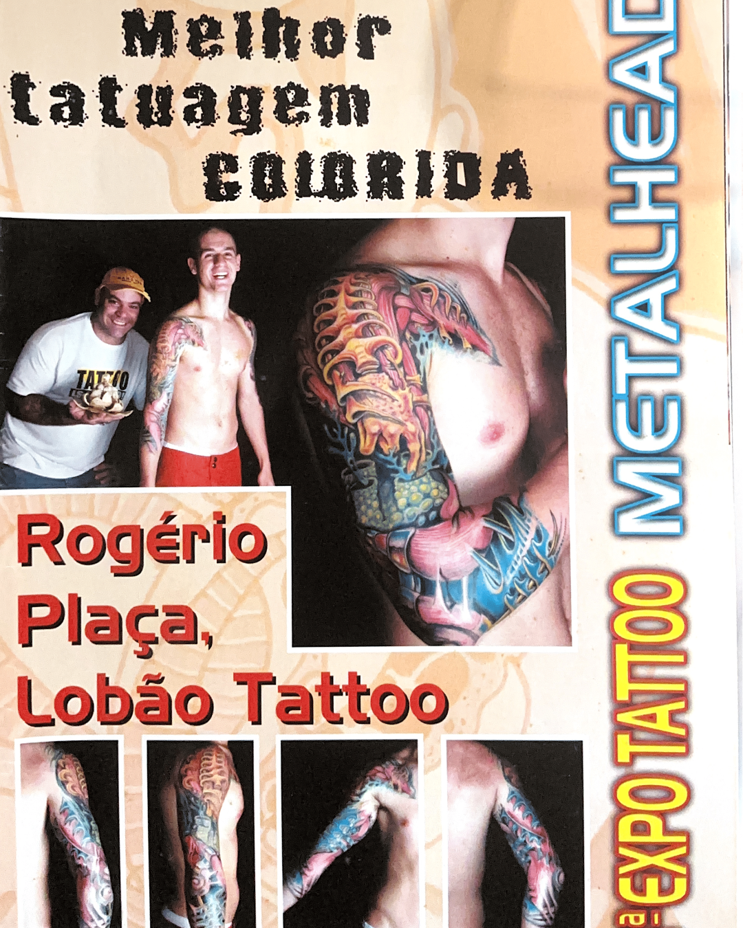 Capa da Revista Metalhead Tattoo